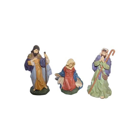 Vtg Avon Nativity Shepherd Joseph Mary Replacements Figurines 1996 - Picture 1 of 10